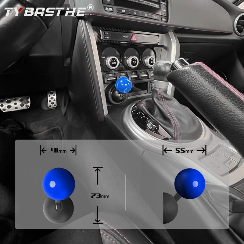 Tybasthe 𝙊𝙧𝙞𝙜𝙞𝙣𝙖𝙡｜Push Start Button Cover, Metal Car Joystick Push to Start Car Joystick Starter Engine Start Stop Button Cover Car Ignition Button Cover Cool Car Accessories Interior Decorations Blue - Image 5